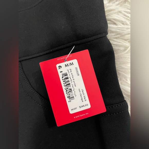 Spanx black shaping high rise skinny perfect pants, Size M - Picture 3 of 4